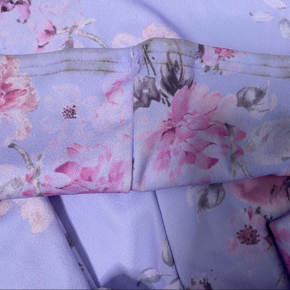 NAST GAL NWT Floral Puff Sleeve Midi Tea Dress 0 - Picture 10 of 10